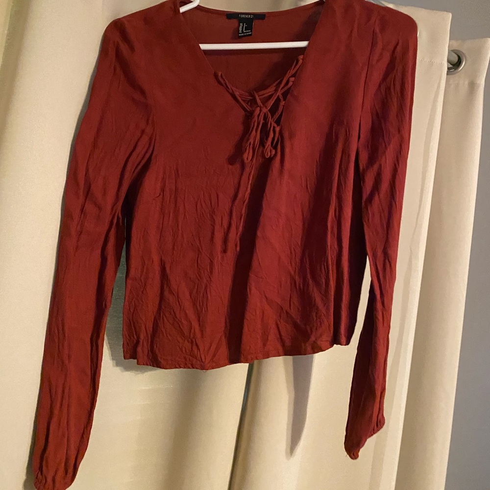 Red crop top - no longer fits